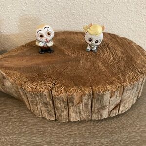 Rapunzel Doorables Charming Brown and White Figurine Set